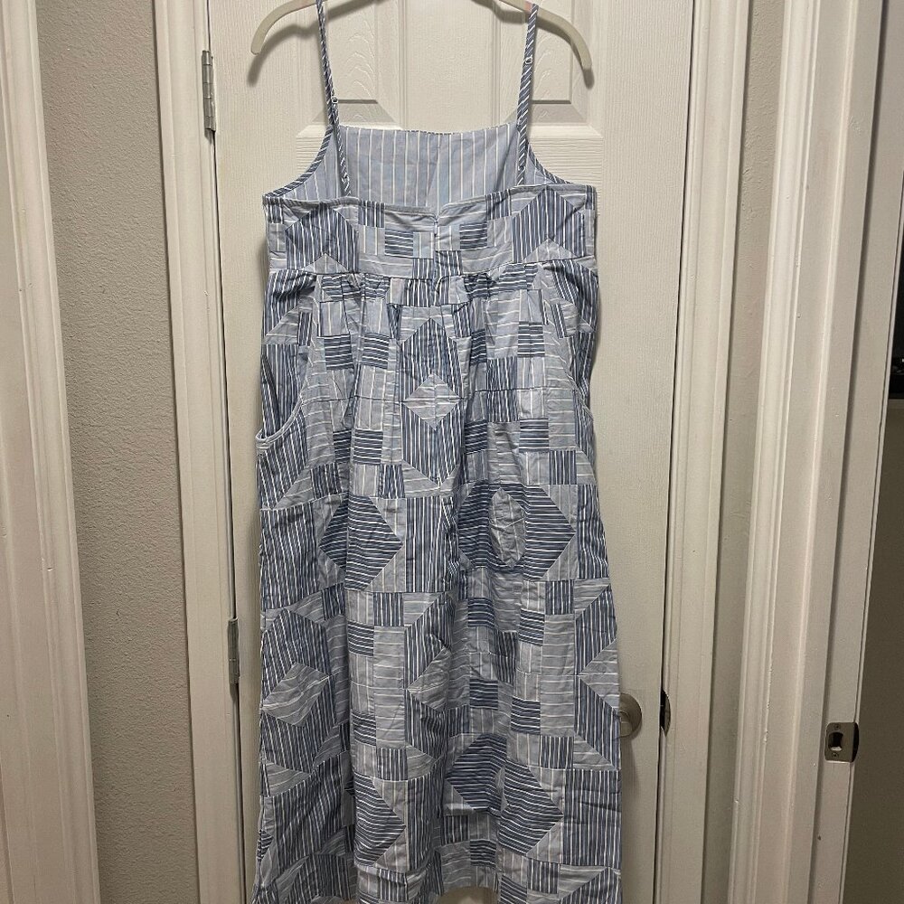Sea New Work Helmi Striped Shirting Midi Dress - Picture 12 of 16